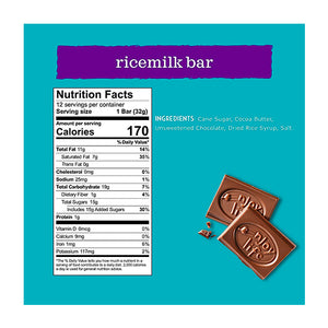 Ricemilk Crunch Chocolate Candy Bar, Enjoy Life 32 g