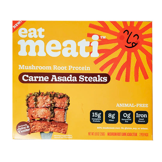Mushroom Root Carne Asada Steaks, Eat Meati 250 g