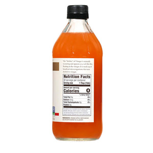 Organic Apple Cider Vinegar Unfiltered, Spectrum Naturals 473 ml