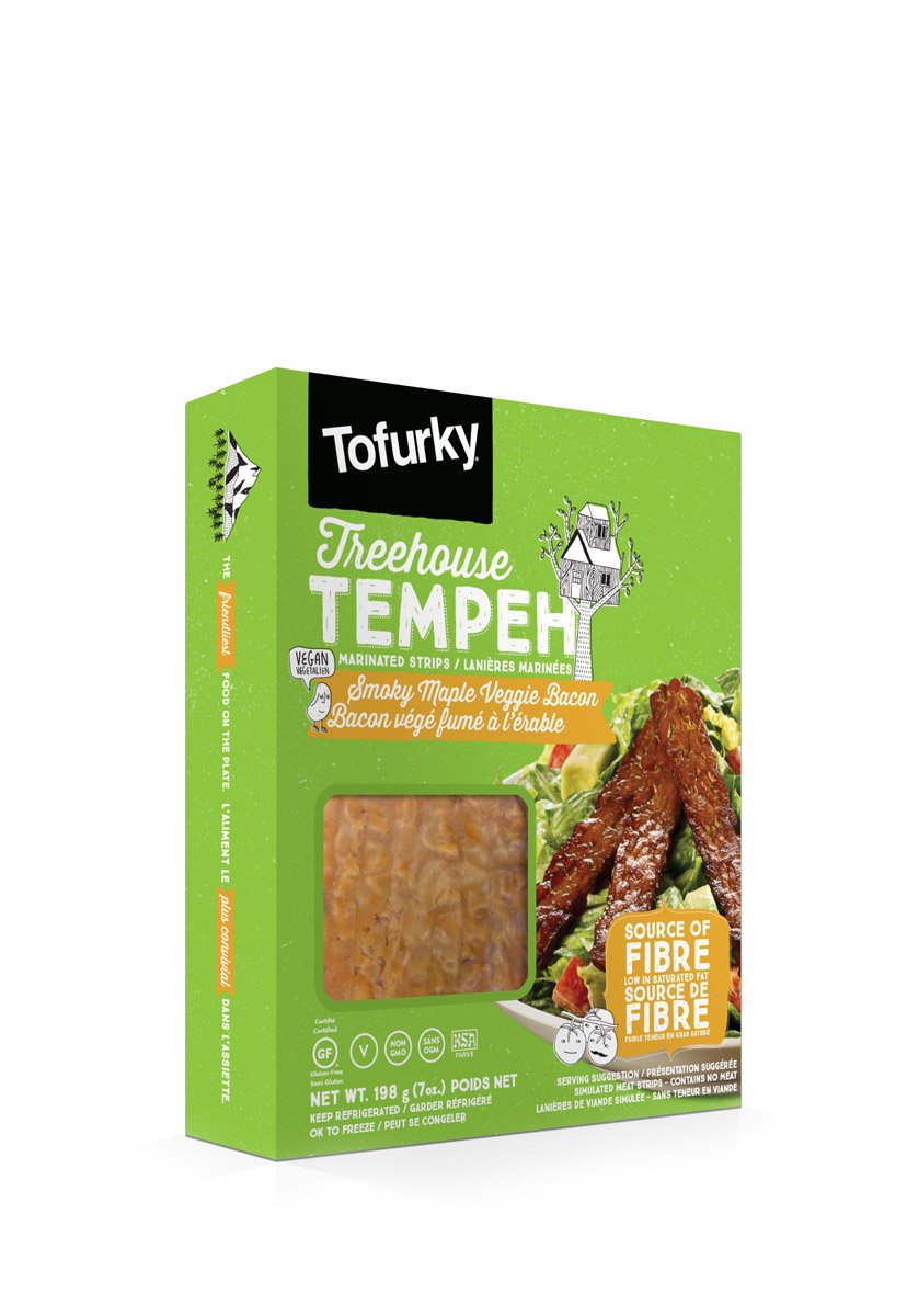 Smoky Maple Bacon Tempeh, Tofurky 198 g