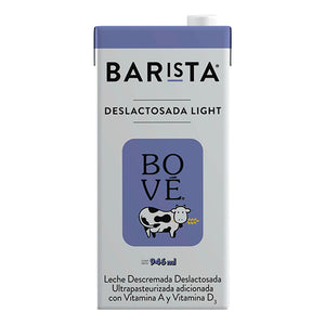 Leche Barista Deslactosada Light Orgánica, Bové 1 lt