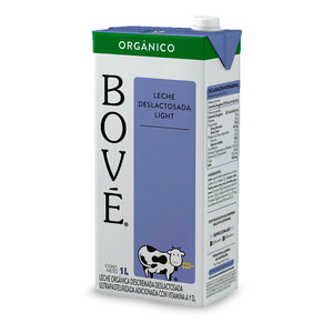 Leche Deslactosada Light Orgánica, Bové 1 lt