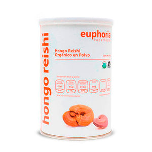 Hongo Reishi Orgánico, Euphoria Superfoods 100 g