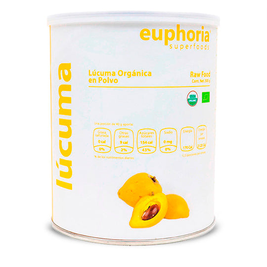 Lúcuma Orgánica, Euphoria Superfoods 500 g