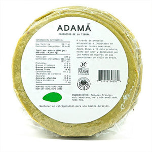 Tortillas de Nopal sin Gluten, Adamá 500 g