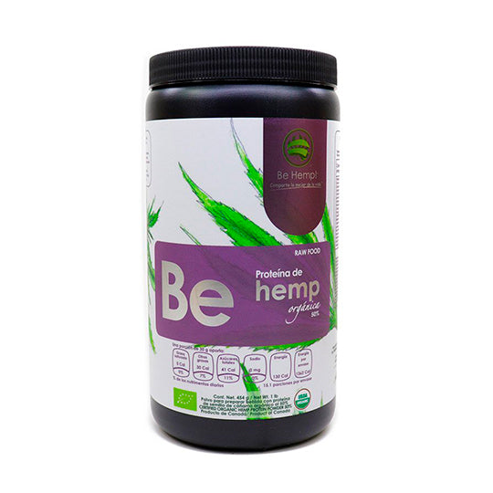 Proteína de Hemp Orgánica al 50%, Be Hemp! 454 g