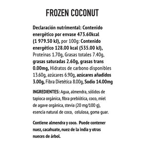 Helado Coconut Vegano, Frozen Boutique 370 ml