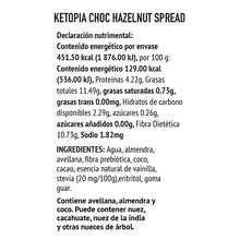 Cargar imagen en el visor de la galería, Helado de Chocolate Hazelnut Keto, Ketopia 370 ml.