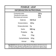 Cargar imagen en el visor de la galería, Fondue Vegano, Leaf 350 g