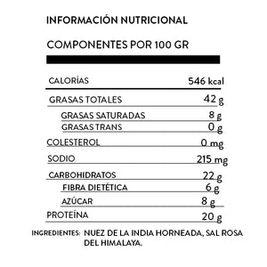 Nuez de la India con Sal del Himalaya 200 g